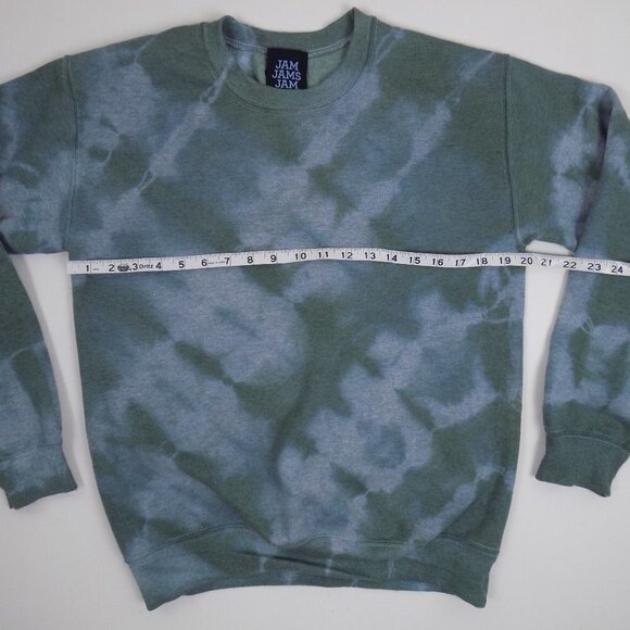 vintage dyed crewneck pullover sweater ombre - Picture 5 of 6